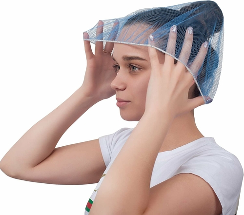 Stretchable Disposable Hair Net for Men and Women, Nylon Disposable