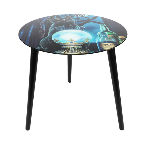 Witches Apprentice Glass Table by Lisa Parker