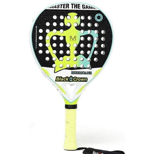 Padel Racket Black Crown Hurricane 