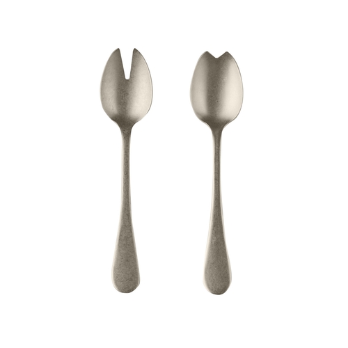 Salad Servers (Fork and Spoon) VINTAGE CHAMPAGNE