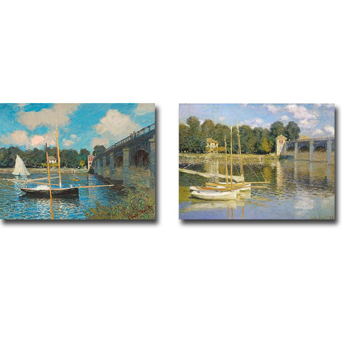 Artistic Home Gallery 1216AM929SAG Views of The Bridge At Argenteuil b