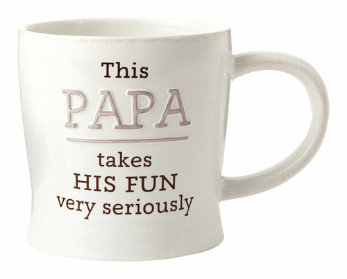 Hallmark 6518617 Papa Ceramic Mug, Assorted - Pack of 4