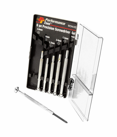 Wilmar 2797827 Phillips & Slotted Precision Screwdriver Set, Steel