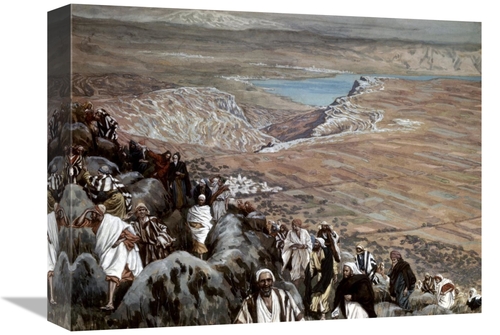 Global Gallery GCS-280454-16-142 16 in. People Seek Christ to Make Him