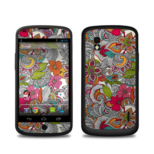 DecalGirl LGN4-DOODLESCLR LG Nexus 4 Skin - Doodles Color