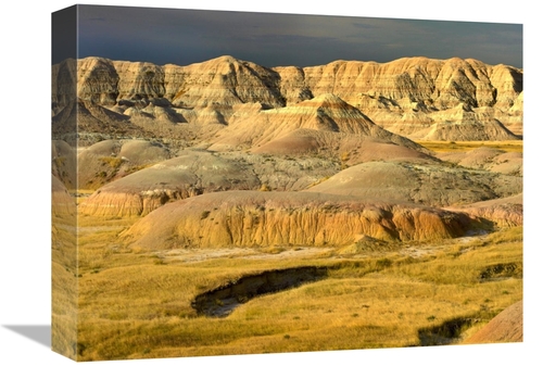 Global Gallery GCS-452146-1216-142 12 x 16 in. Eroded Buttes & Prairie