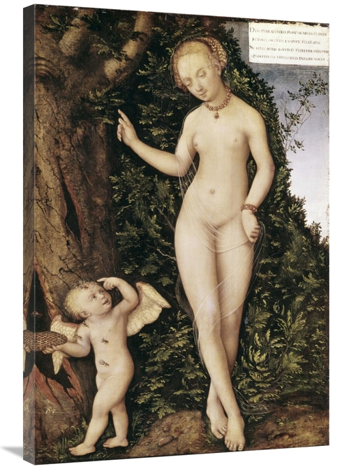 Global Gallery GCS-277149-36-142 36 in. Venus & Cupid with Bee Hive Ar