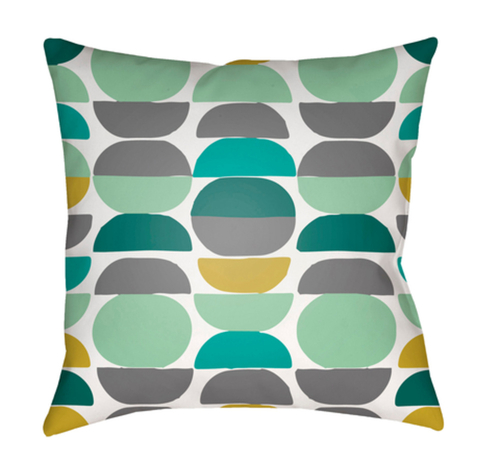 Surya MD081-2020 Moderne 20 x 20 x 4 in. Throw Pillow, Grey - Medi
