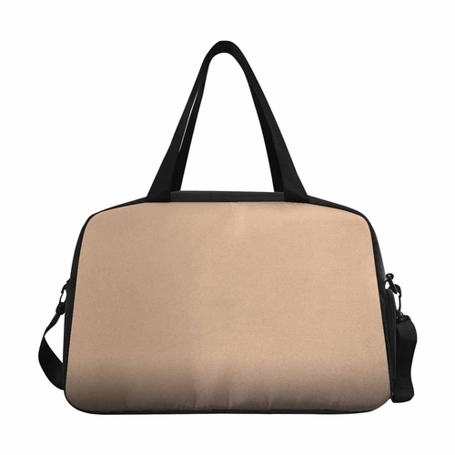 Pale Brown Tote and Crossbody Travel Bag