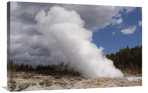 Global Gallery GCS-453111-2436-142 24 x 36 in. Steamboat Geyser Along 