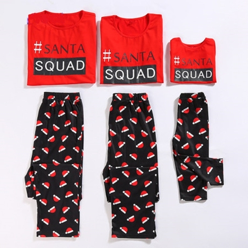 Family Matching Christmas Pajamas Sets Women Men