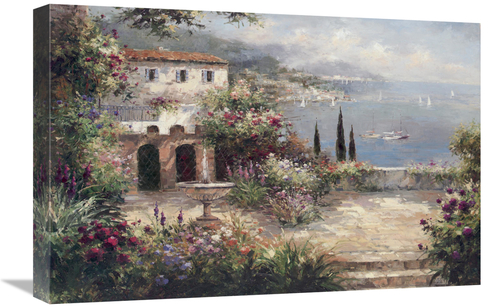 Global Gallery GCS-121430-1624-142 16 x 24 in. Mediterranean VIlla Art