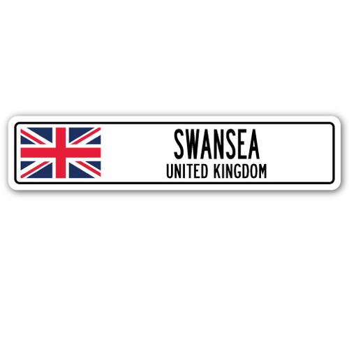 SignMission SSC-Swansea Gb Street Sign - Swansea, United Kingdom