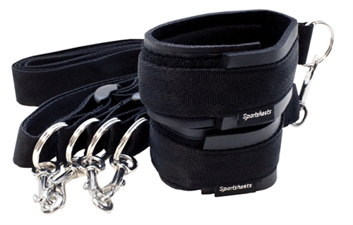 Sports Cuffs and Tethers Set - Black