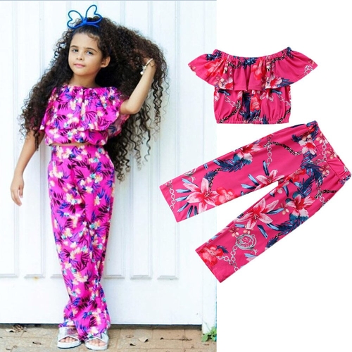 Summer New Toddler Kids Baby Girls Floral