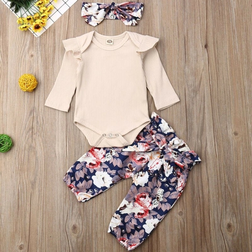 Pudcoco Autumn Newborn Kids Infant Baby Girls Long