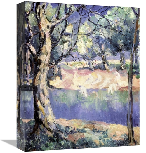 Global Gallery GCS-278353-16-142 16 in. River in the Forest Art Print 