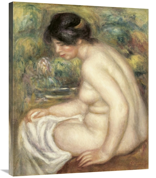 Global Gallery GCS-279670-36-142 36 in. Profile of Seated Bather Art P