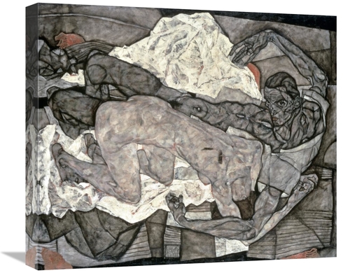 Global Gallery GCS-282811-22-142 22 in. Liebespaar - Mann Und Frau I A