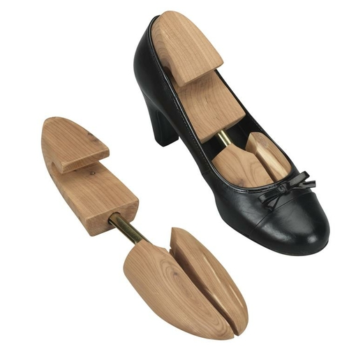 Household Essentials 77502-1 Cedar Shoe Trees Deluxe Split Toe- Womens