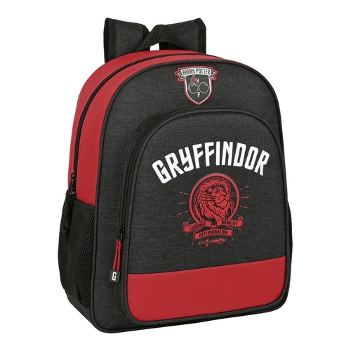 School Bag Harry Potter Witchcraft Black Maroon (32 x 38 x 12 cm)