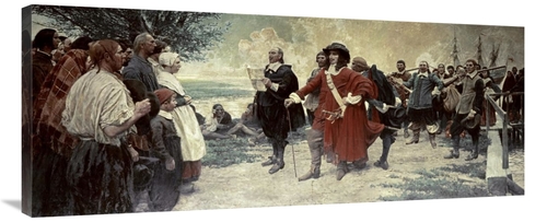 Global Gallery GCS-280729-44-142 44 in. Captain Philip Carteret Landin