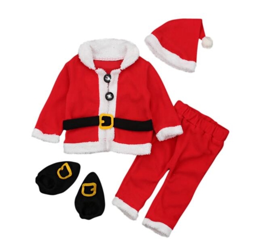 newborn boys girls Christmas Santa Claus infant