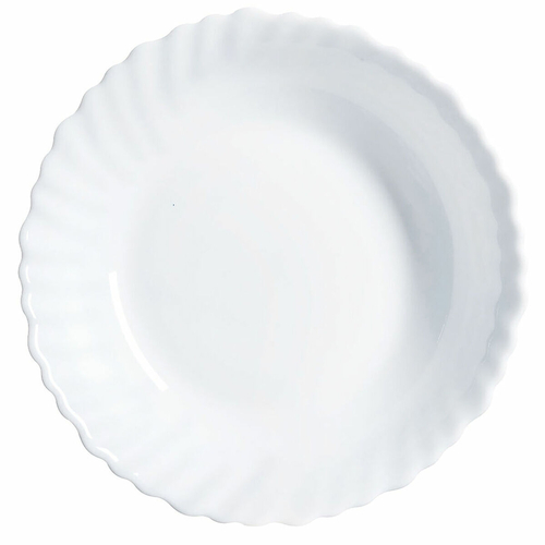 Dessert dish Luminarc Feston White Glass (Ø 18,5 cm)