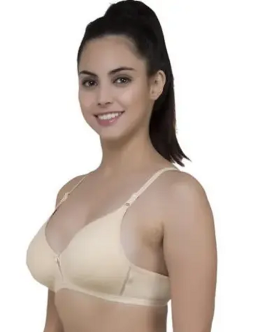 Women Beige Non Padded Everyday Bra