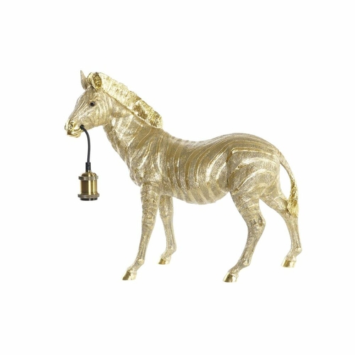 Desk lamp DKD Home Decor Zebra Golden 220 V 50 W Modern (55 x 22 x 51