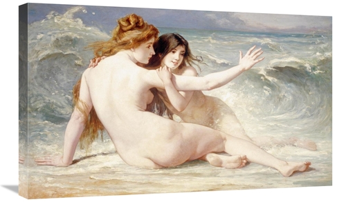 Global Gallery GCS-266730-30-142 30 in. Sea Nymphs Art Print - Albert 