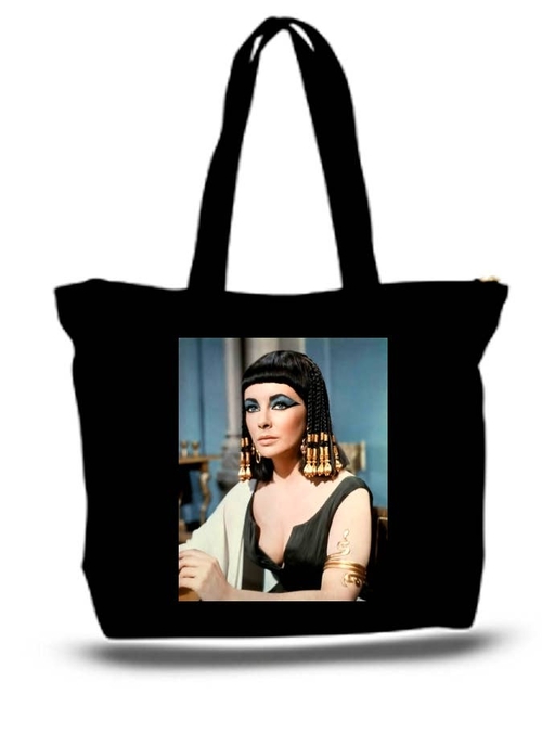 Taylor, Elizabeth  in Cleopatra Large Tote Grocery & Stuff