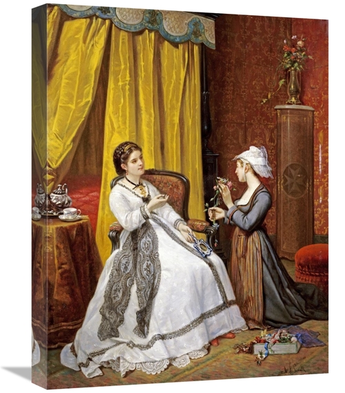 Global Gallery GCS-267926-22-142 22 in. Flowers for the Lady Art Print