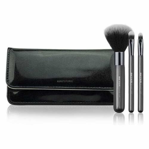 Set of Make-up Brushes Black Day to Night Beter 110380 4 Pieces (4