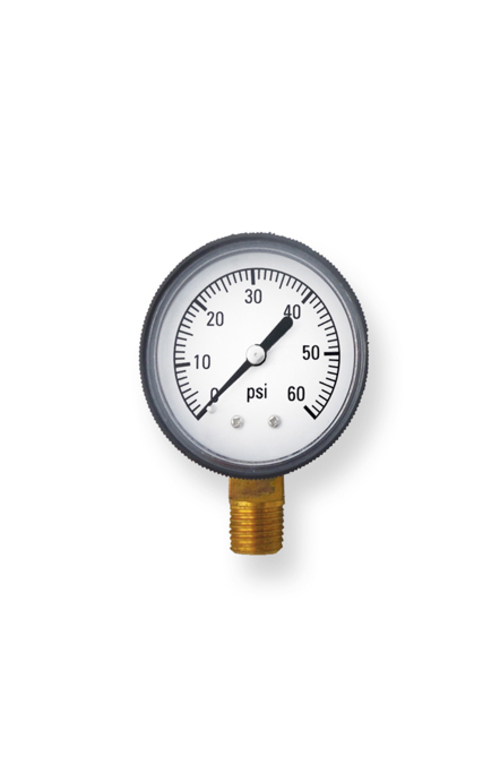 JED JED845B 0.25 in. Lower Mount with Pressure Gauge