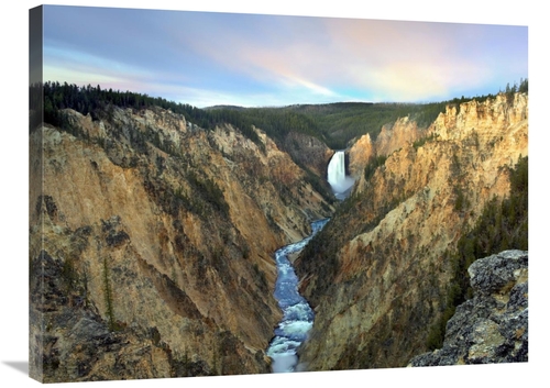 Global Gallery GCS-396516-2432-142 24 x 32 in. Lower Yellowstone Falls