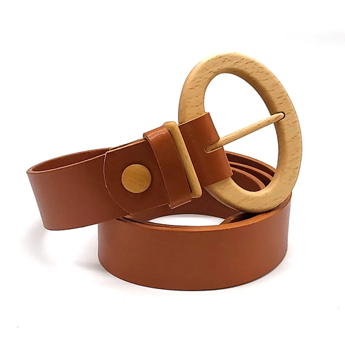 Luxury Wood Belt Fuji Happiness 404