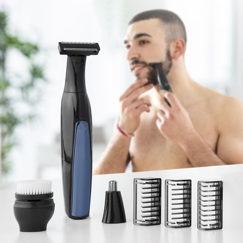 4 in 1 Rechargeable Ergonomic Multifunction Shaver Trimfor InnovaGoods