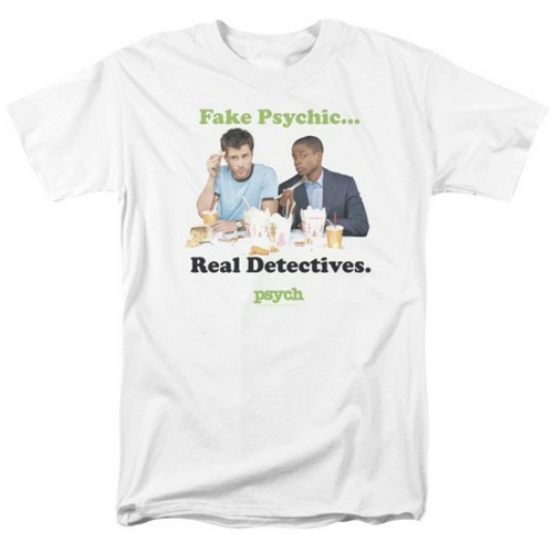 Trevco Psych-Take Out Short Sleeve Adult 18-1 Tee, White - Medium