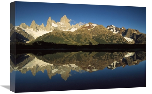 Global Gallery GCS-453411-1624-142 16 x 24 in. Mt Fitzroy Reflected in