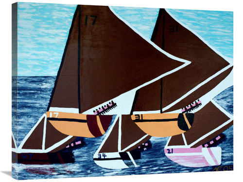 Global Gallery GCS-479465-2835-142 28 x 35 in. Raggad Island Regatta A
