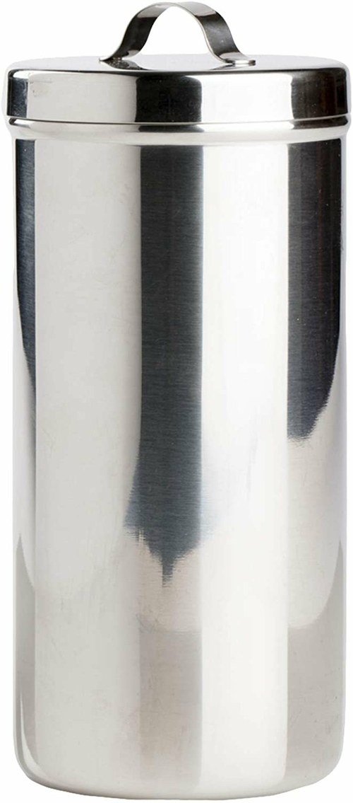 Dukal Pack of 6 Stainless Steel Applicator Jars with Strap Handle 28