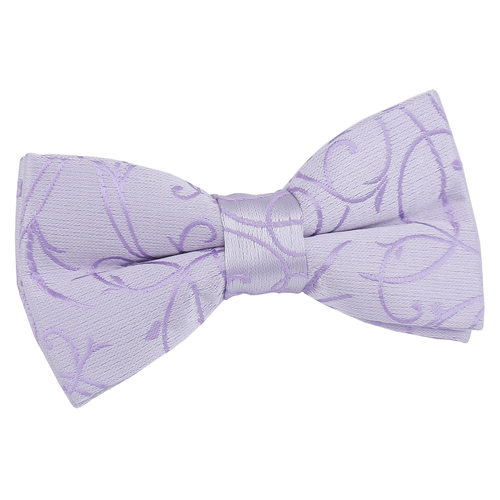 Swirl Pre-Tied Bow Tie - Boys - Lilac