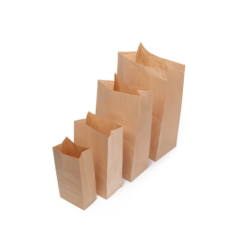 5Pcs Kraft Paper Bag Food Tea Small Gifts Bags