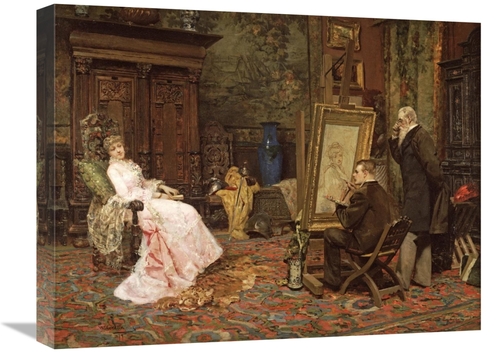 Global Gallery GCS-266408-22-142 22 in. The Artists Studio Art Print -