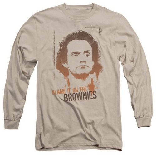 Trevco Taxi-Blame It On The Brownies - Long Sleeve Adult 18-1 Tee - Sa