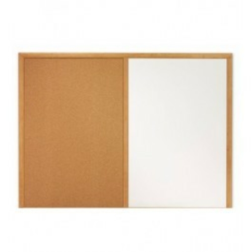 Quartet Boards S554 4 x 3 in. Combination Whiteboard-Cork Bulletin Boa