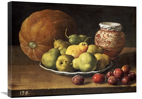 Global Gallery GCS-266859-30-142 30 in. Pears on a Plate Art Print - L