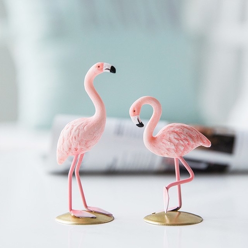 1 Piece Mini Flamingo Figurine Home Decoration