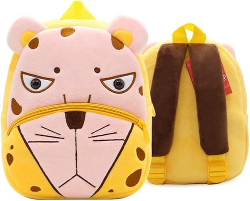 Kids School Bag Soft Plush Cartoon Velvet Animal Backpacks Cartoon,